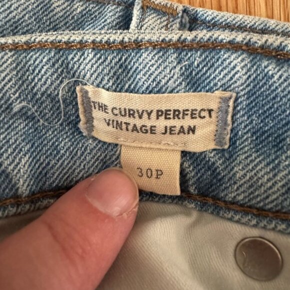 Madewell The Curvy Perfect Vintage Jean - Size 30 Petite - Picture 5 of 6